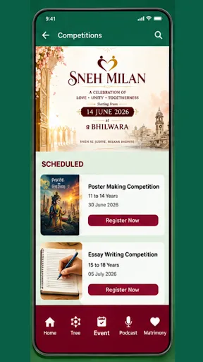 Sneh Milan Android app screenshot 3