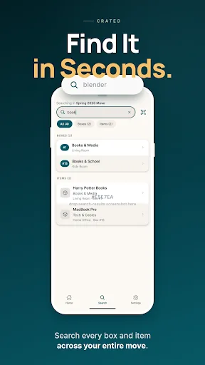Crated: Moving Box Organizer Android app screenshot 4