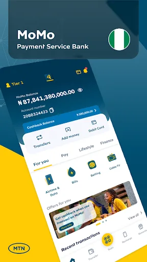 MoMo PSB NG Android app screenshot 6