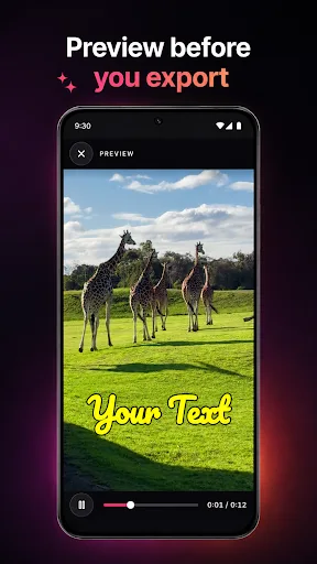 Text on Video: Reels & Shorts Android app screenshot 3