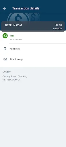 My Century Bank Android app screenshot 3