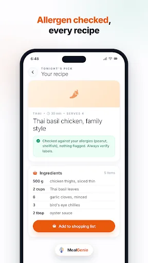 MealGenie: AI Meal Planner Android app screenshot 5