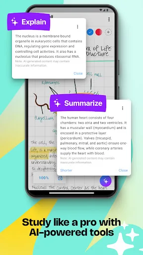 MyScript Notes: AI Note Taking Android app screenshot 2
