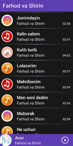 Farhod va Shirin Android app screenshot 1