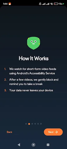 ScrollStop: Block Reels/Shorts Android app screenshot 2