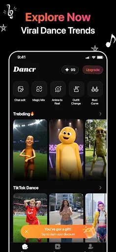 Dancr: AI Dance & Motion Android app screenshot 4