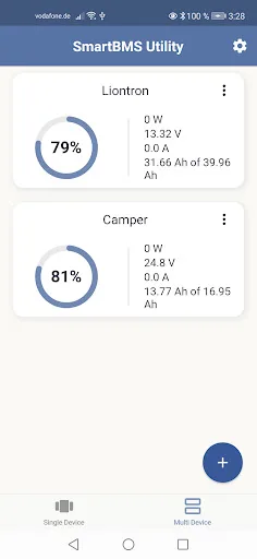 SmartBMS Utility Android app screenshot 2