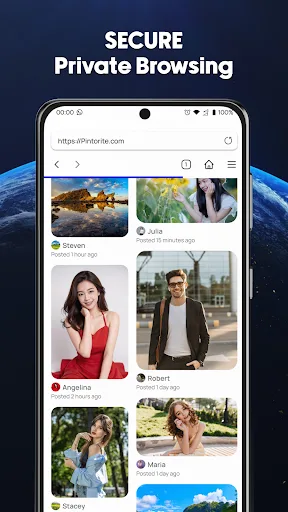 Proxy Browser: Secure, Private Android app screenshot 1