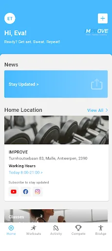 IMPROVE Coaching Android app screenshot 2