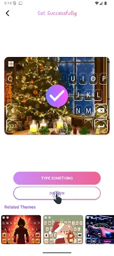 Neon Love: Keyboard Themes Android app screenshot 3
