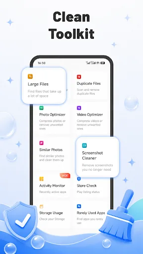 CleanHub - Cleaner & Tools Android app screenshot 1