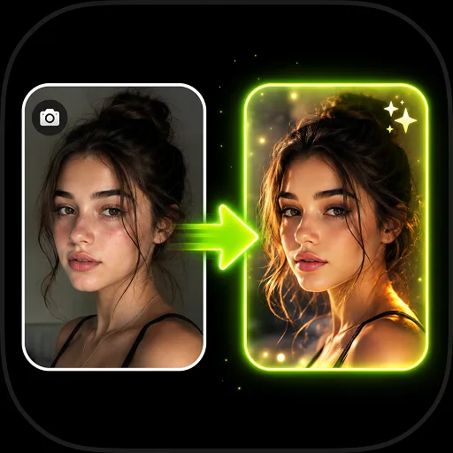 PicTok : AI Photo Generator Android app icon