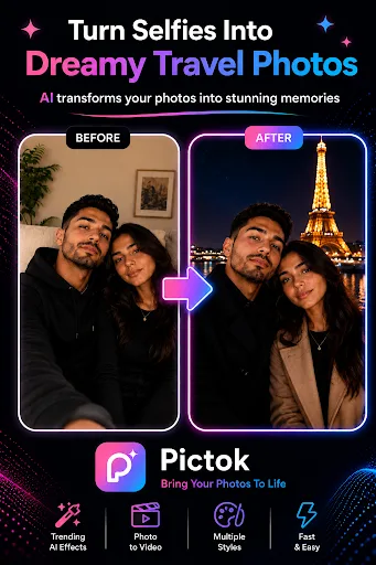 PicTok : AI Photo Generator Android app screenshot 4