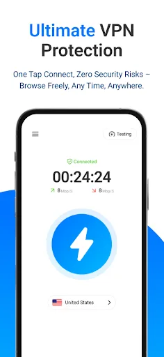 Flick VPN Android app screenshot 1