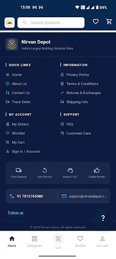 Nirvan Depot Android app screenshot 6