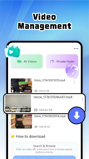 Video Downloader: Smart & Fast Android app screenshot 4