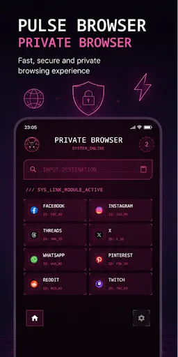 Pulse Browser: Private Browser Android app screenshot 1