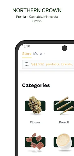 Northern Crown Cannabis Android app screenshot 1