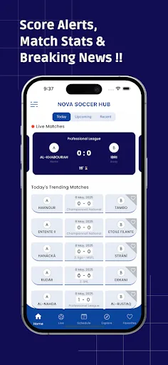 Nova Soccer Hub Android app screenshot 1