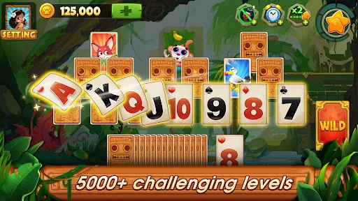 Solitaire Tripeaks: Card Games Android app screenshot 1