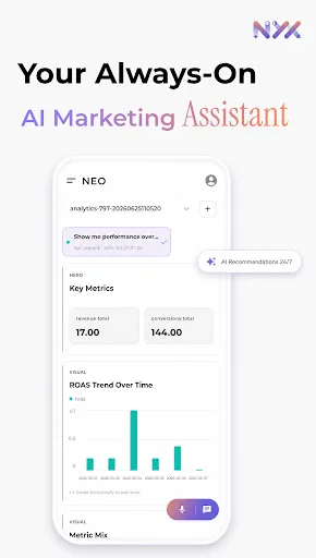 NYX: AI Marketing Agent Android app screenshot 4