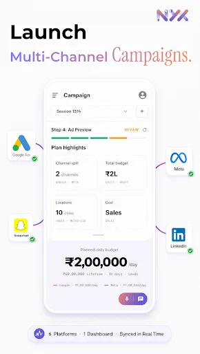 NYX: AI Marketing Agent Android app screenshot 6