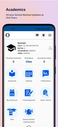 GB Public School Android app screenshot 5
