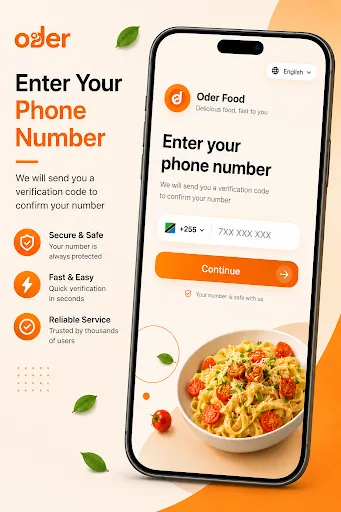 Oder Food: Food Delivery Android app screenshot 1