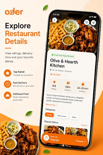 Oder Food: Food Delivery Android app screenshot 3