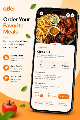 Oder Food: Food Delivery Android app screenshot 4