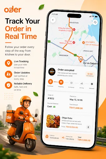 Oder Food: Food Delivery Android app screenshot 5