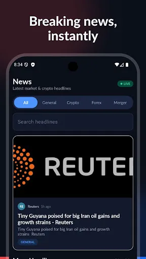 Finviz Android app screenshot 4