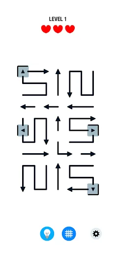 Arrows vs Blocks Android app screenshot 1