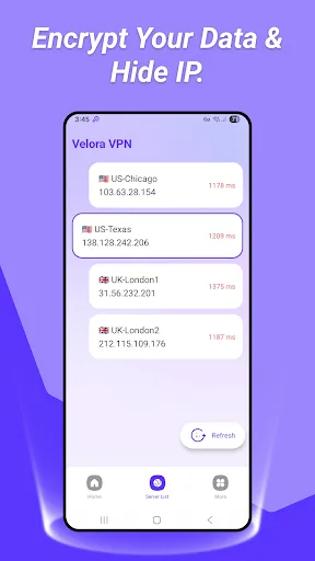 Velora VPN: Stay Safe Online Android app screenshot 3