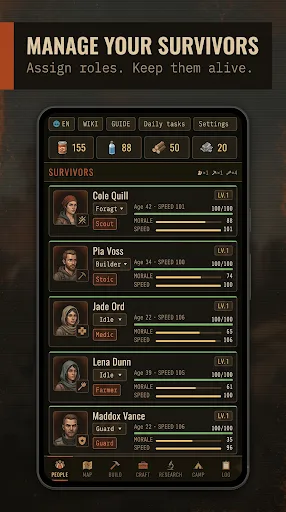 Survival Wasteland Android app screenshot 1
