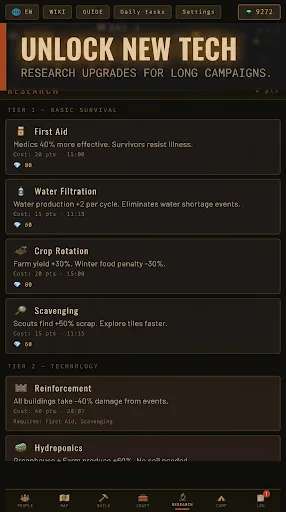 Survival Wasteland Android app screenshot 5