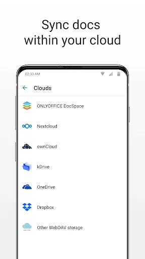 ONLYOFFICE Documents Android app screenshot 2