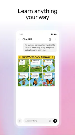 ChatGPT Android app screenshot 2