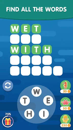Word Search Sea: Offline Games Android app screenshot 3