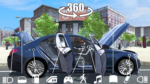 Car Simulator C63 Android app screenshot 1