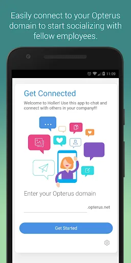 Holler Android app screenshot 1