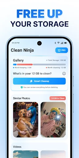Clean Ninja: Storage Cleaner Android app screenshot 1
