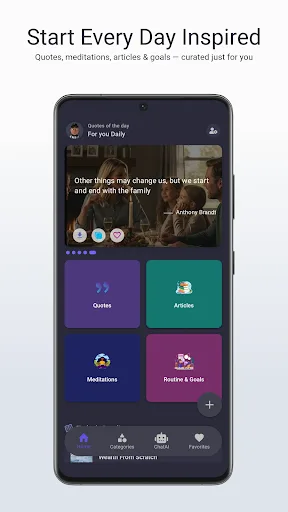 DailyBlum: Wellness & Habits Android app screenshot 1