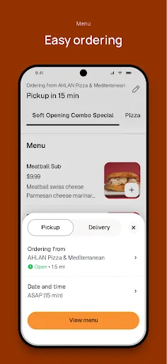 AHLAN Pizza & Mediterranean Android app screenshot 3