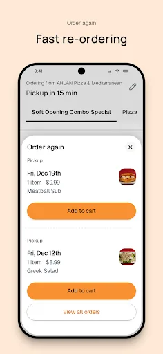 AHLAN Pizza & Mediterranean Android app screenshot 4