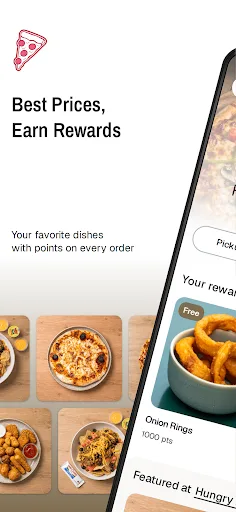 Hungry Hanks Pizzeria Android app screenshot 1