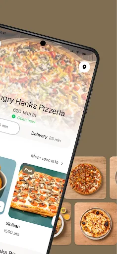 Hungry Hanks Pizzeria Android app screenshot 2