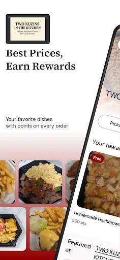 Two Kuzins in the Kitchen Android app screenshot 1