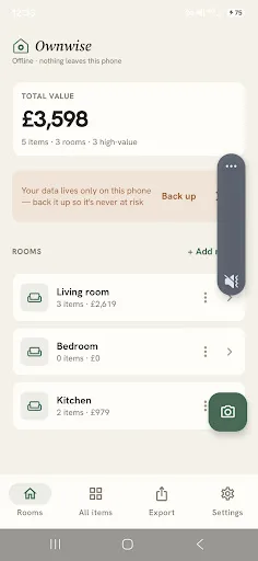 Ownitory - Home Inventory Android app screenshot 2