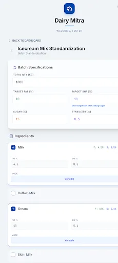 Dairy Mitra Android app screenshot 3